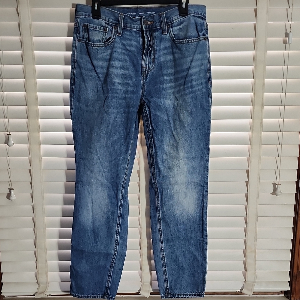 Old Navy Athletic Taper Blue Jeans